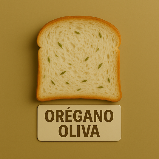 Pan de Molde Blanco con Orégano y Oliva