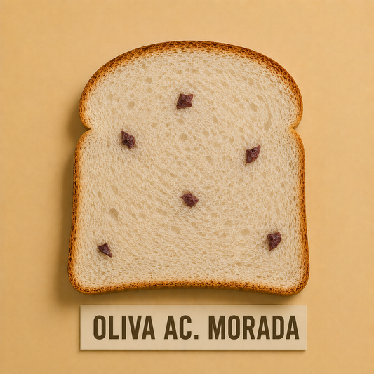Pan Aceitunas Moradas con Oliva