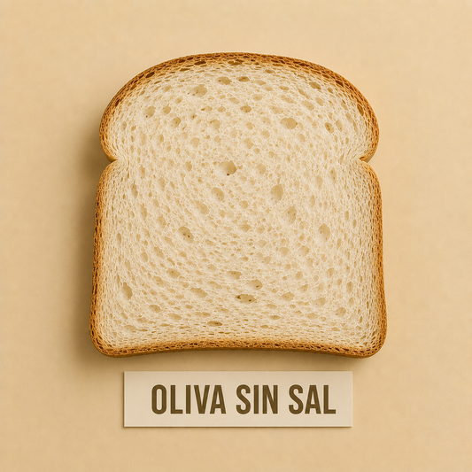 Pan Sin Sal con Oliva