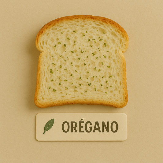 Pan de Molde Blanco con Orégano